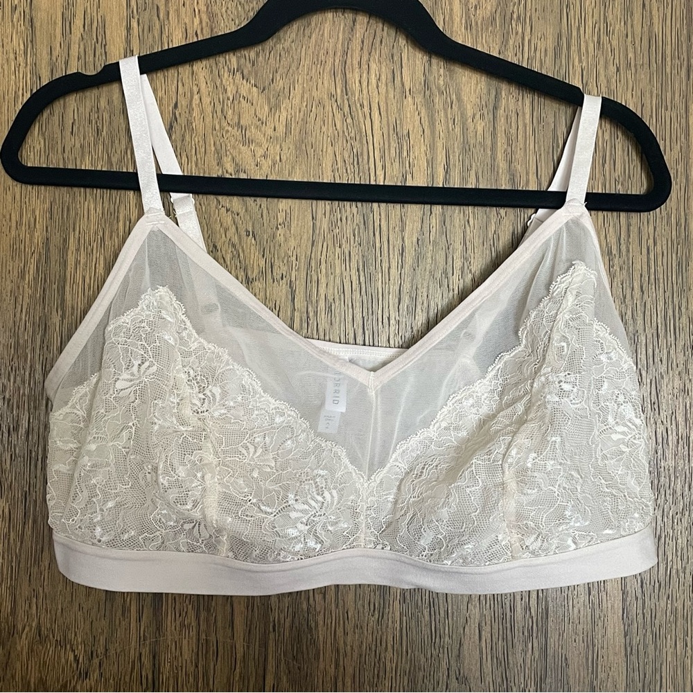 Torrid White Lace Bralette